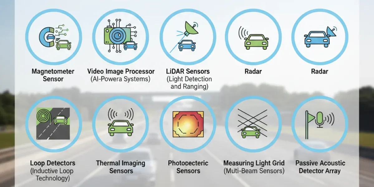 10 Best Vehicle Detection Sensors: Types, Comparison &amp; Use Cases