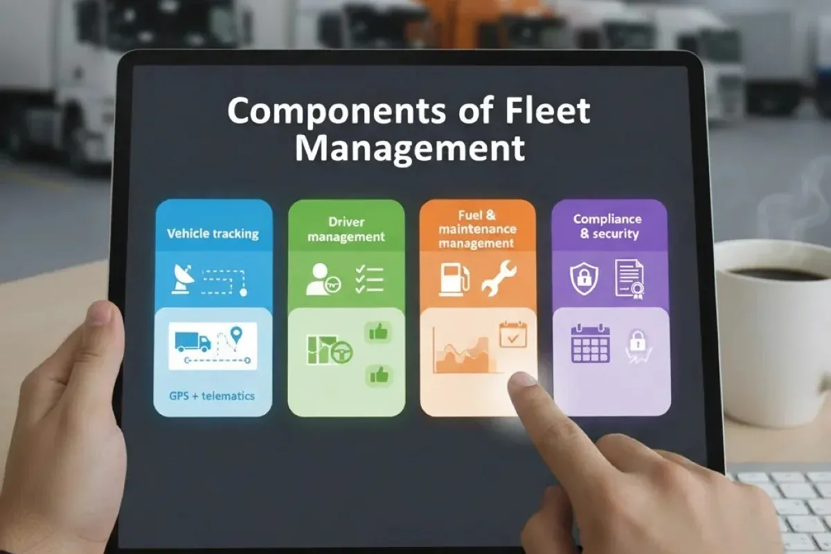 4 Key Components Of A Fleet Management System That Drive ROI