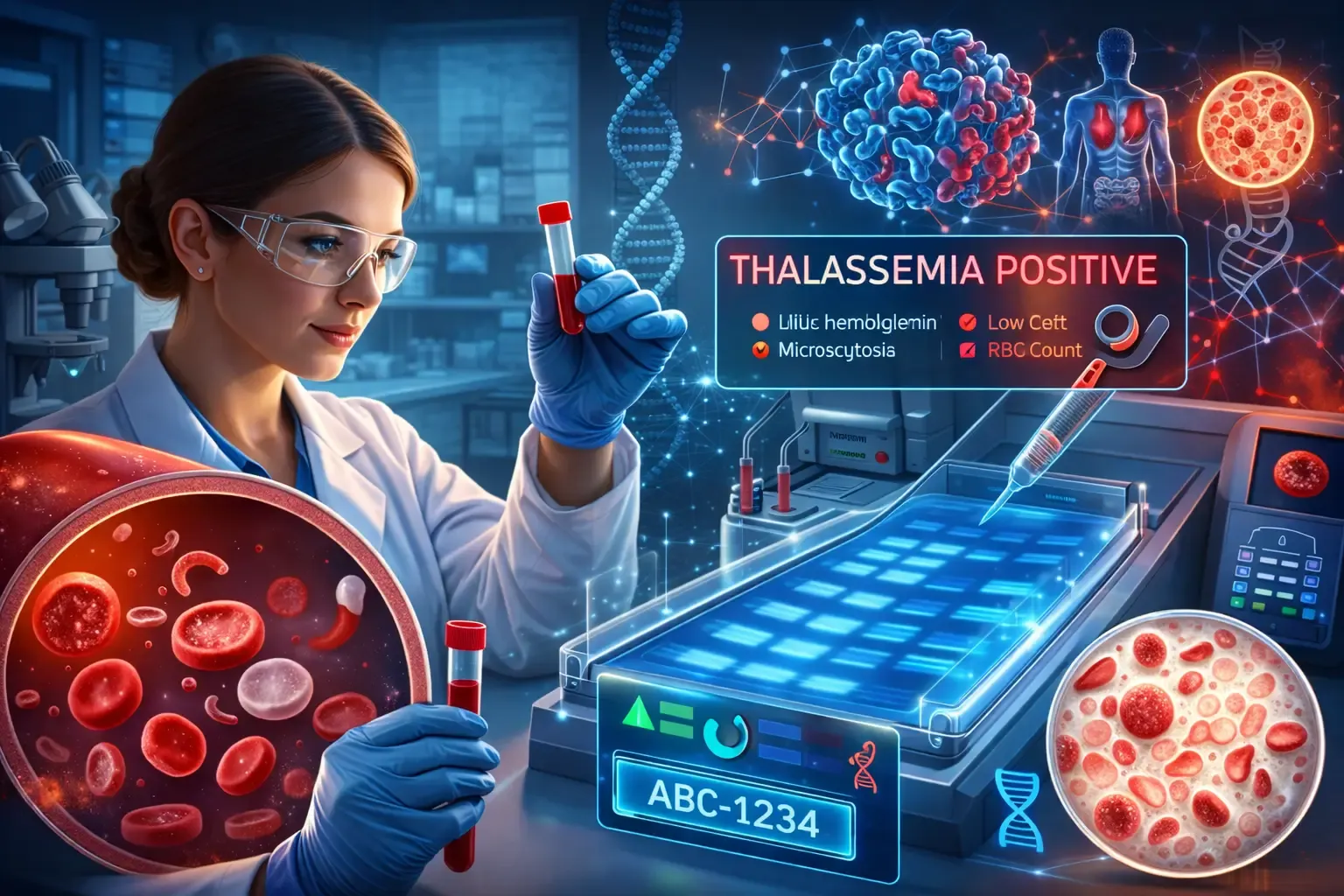 thalesemia identificiation