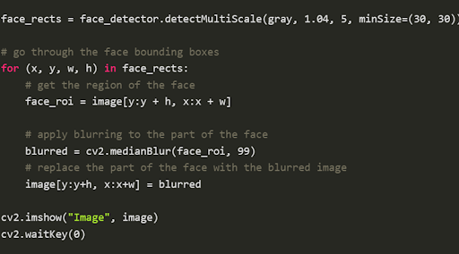 Face Detection & Blurring Using Computer Vision