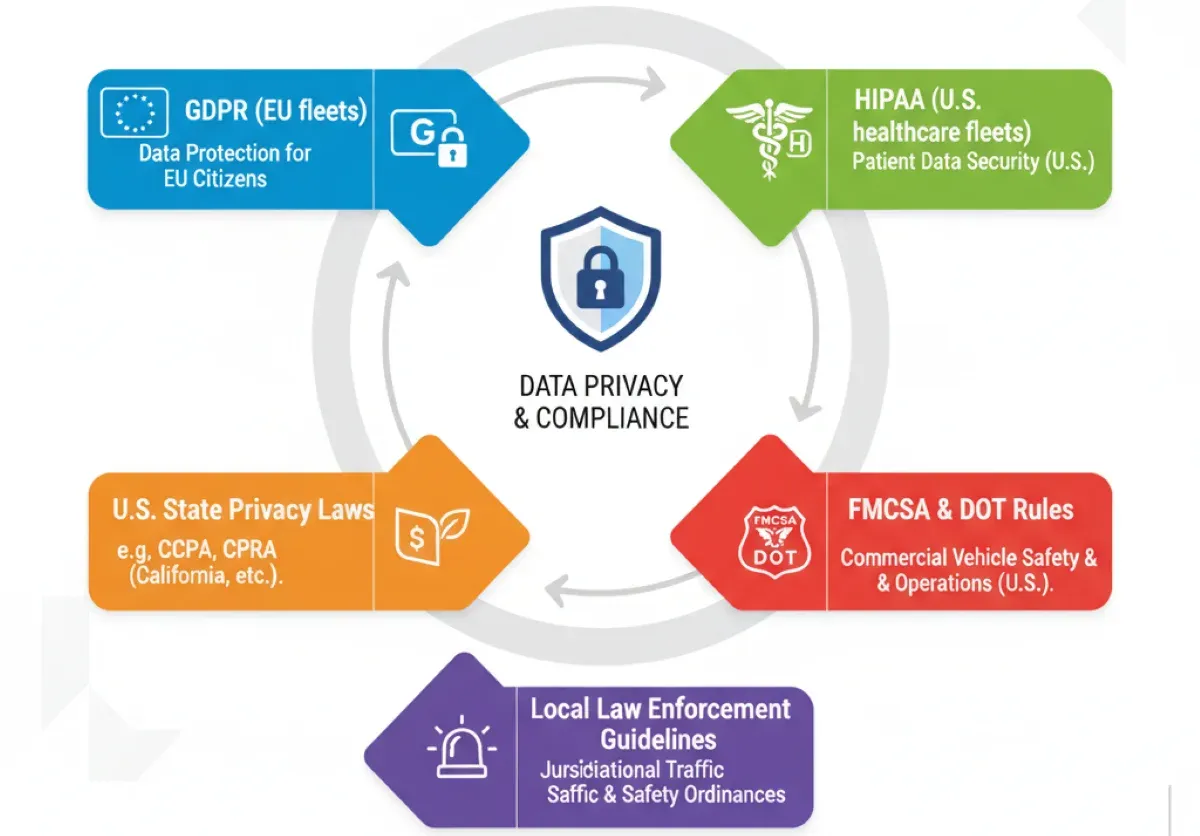 Data Privacy & Security in Fleet ALPR: GDPR & HIPAA Compliance Essentials
