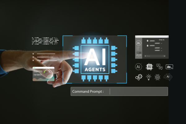 AI agent development workflow connected to business systems